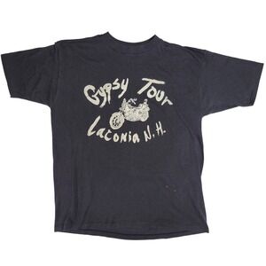 Vintage Gypsy Tour Laconia NH Motorcycle T-Shirt 2XL Single Stitch USA